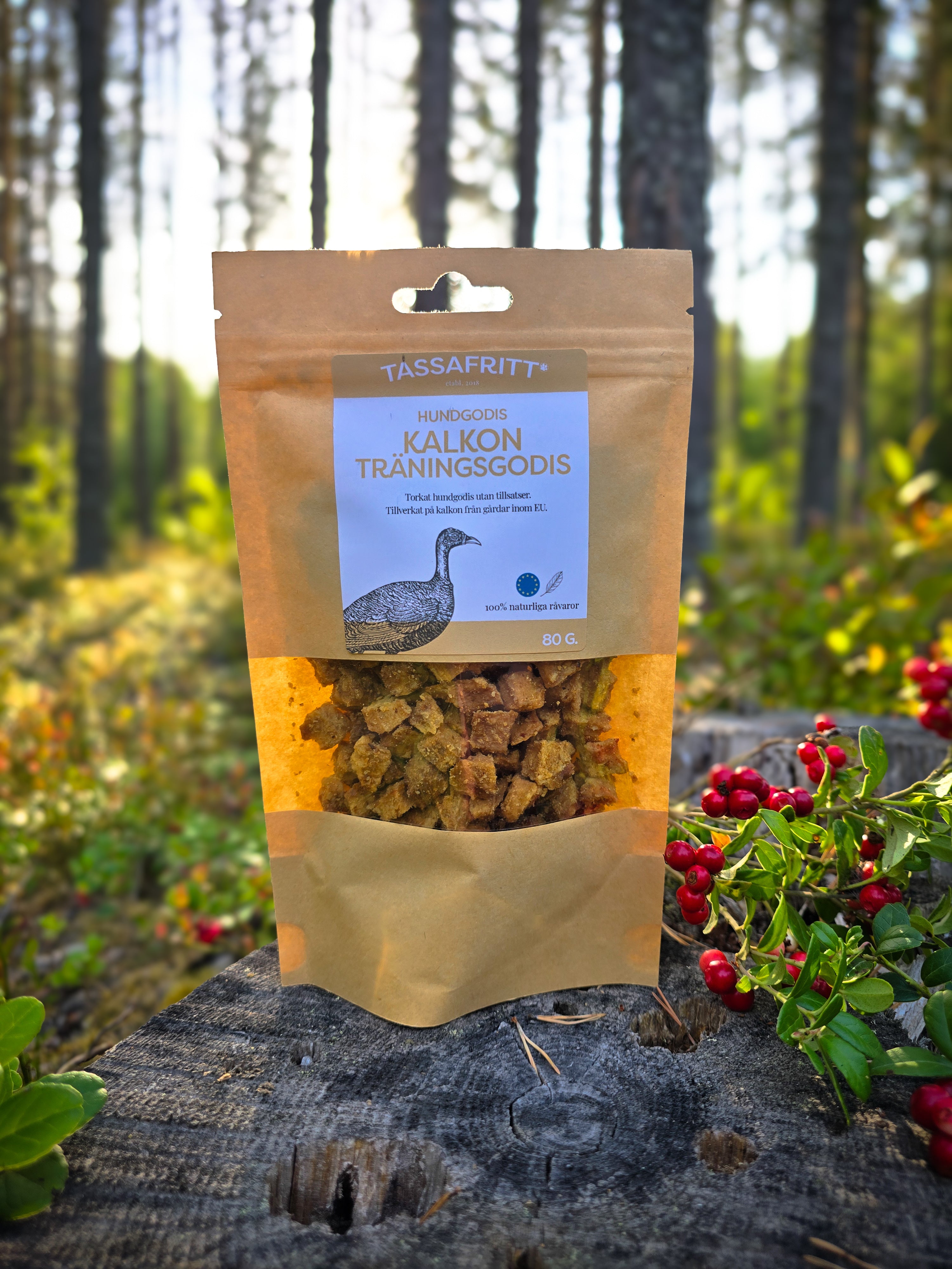 Tassafritt- Träningsgodis Kalkon