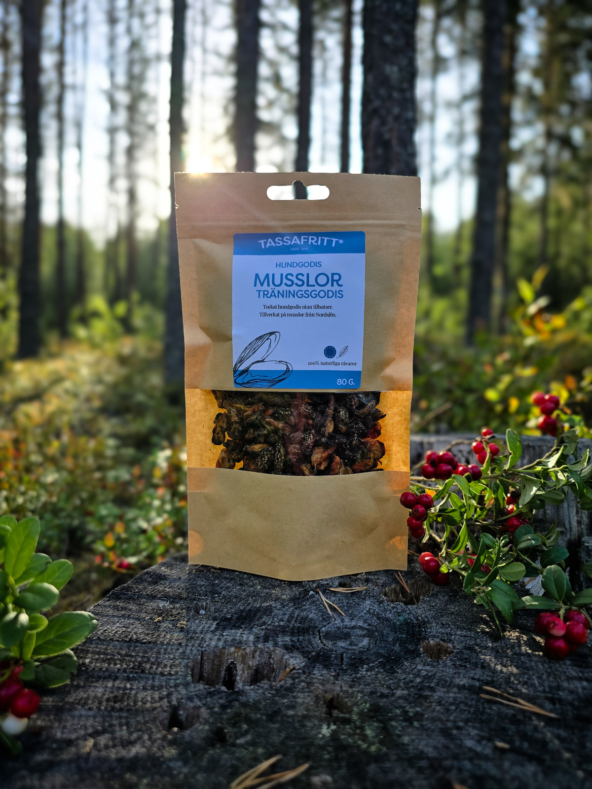 Tassafritt- Träningsgodis Musslor